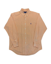 Load image into Gallery viewer, RALPH LAUREN Size XL Vintage Blake Cut Orange Check Long Sleeve Shirt JUN4821