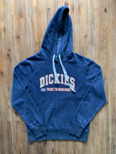 Load image into Gallery viewer, DICKIES Size S Navy Blue Hoodie with Front Print Women&#39;s JUL86