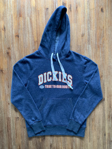 DICKIES Size S Navy Blue Hoodie with Front Print Women's JUL86