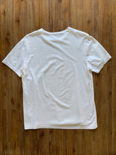 將圖片載入圖庫檢視器 TOMMY HILFIGER Size M White S/S T-Shirt With Flag Emroidery Women&#39;s SEP27