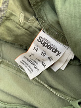 Load image into Gallery viewer, SUPERDRY Size 34 Chino Pants in Khaki Green Womens 160522