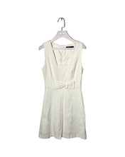 將圖片載入圖庫檢視器 PORTMANS Size S Sleeveless Dress in Cream with Bow AUG3121