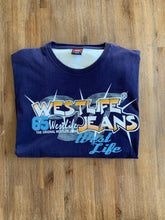 Load image into Gallery viewer, WEST LIFE Size L Early 2000&#39;s West Life Jeans T-Shirt Men&#39;s