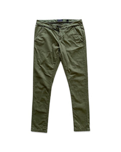 SUPERDRY Size 34 Chino Pants in Khaki Green Womens 160522