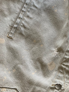 WRANGLER Size S Distressed Denim Acid Wash Sleeveless Button Vest