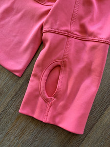 ADIDAS Size S (8-10) Rose Pink Climalite Lightweight Activewear Jumper Women's FEB61