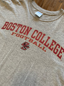BOSTON Size M Vintage Boston College Eagles Football NCAA Grey T-Shirt MAR1321