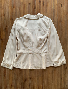 VERONIKA MAINE Size 8 NEW Beige Women's Jacket RRP$225 AUG86