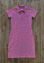 將圖片載入圖庫檢視器 ROXY Size M Striped Vintage T-Shirt Dress in Red and White JAN132