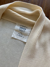 Load image into Gallery viewer, LEVIS Size Small Waterfall Cardigan in a Cream Women&#39;s SEP24
