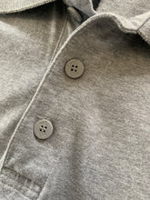 將圖片載入圖庫檢視器 ADIDAS Size XL Vintage Pocket Logo Grey Polo Shirt SEP3521