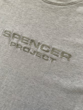Load image into Gallery viewer, SPENCER PROJECT Size L Spellout S/S T-Shirt in Grey Mens SEP3421