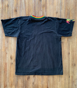 BOB MARLEY Size M (MNS) L (WMNS) Vintage 'Catch a Fire' Black T-Shirt MAR9421