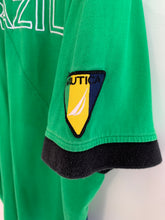 將圖片載入圖庫檢視器 NAUTICA Size XL Brazil Rugby Polo Shirt in Green MAR0422