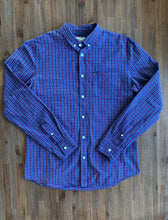 Load image into Gallery viewer, THE ACADEMY BRAND Size L Plaid Print L/S Shirt Men&#39;s