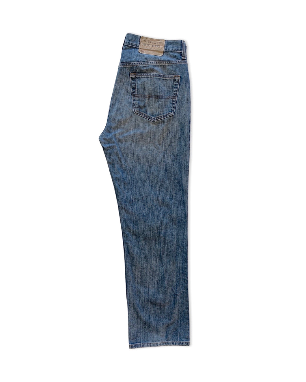 TOMMY HILFIGER Size W32 Straight Leg Denim Blue Jean 620622