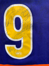 Load image into Gallery viewer, AFL Size 10 Youth West Coast Eagles Vintage 1992 Premiers Signed Jersey SEP4921
