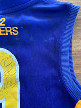Load image into Gallery viewer, AFL Size 10 Youth West Coast Eagles Vintage 1992 Premiers Signed Jersey SEP4921