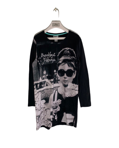 BREAKFAST AT TIFFANY'S Size 8/10 Audrey Hepburn Long Sleeve Dress SEP5321