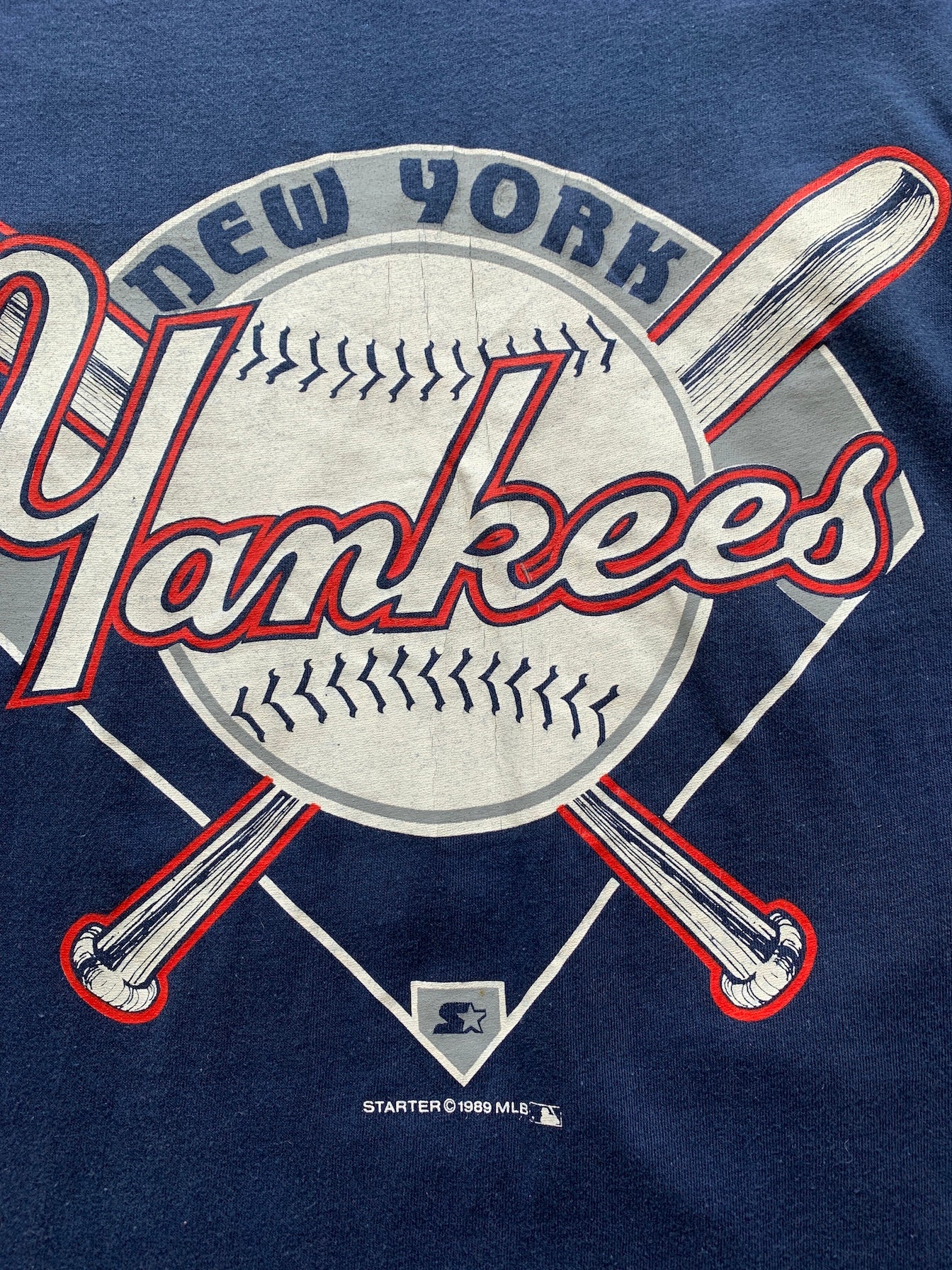 New York Yankees Vintage Starter Blue Jersey Size XL