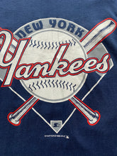 Load image into Gallery viewer, STARTER Size M Vintage New York Yankees Baseball Single Stitch Navy T-Shirt Men&#39;s