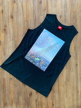 Load image into Gallery viewer, NIKE Size XL Paris City Front Print on Black Singlet Women&#39;s OCT20
