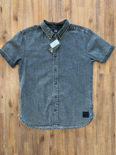 Load image into Gallery viewer, QUICKSILVER Size S NEW Acid Wash Grey Short Sleeve Shirt Women&#39;s