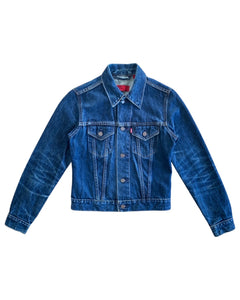 LEVIS Size S Red Tab Denim Jacket in Blue Womens APR2522