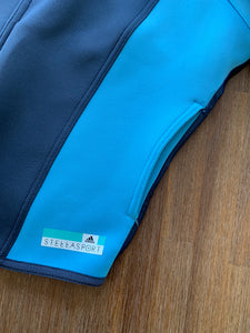 ADIDAS Size XS STELLA SPORT by Stella Mc Cartney Blue Zip Jacket Women's SEP79