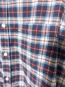 ACADEMY BRAND Size L Long Sleeve Flannel Shirt Mens OCT1821