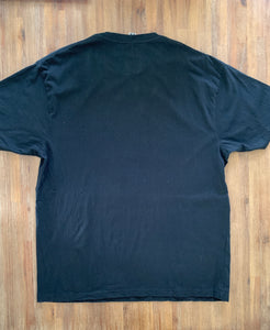 JESS B Size 2XL JessB NZ Hip Hop Black Front Graphic T-Shirt Men's