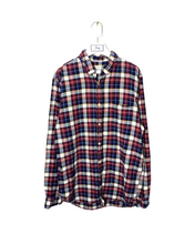 Load image into Gallery viewer, ACADEMY BRAND Size L Long Sleeve Flannel Red Shirt Mens OCT1921