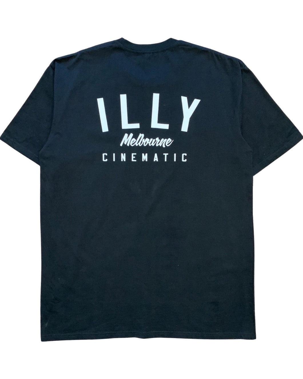 ILLY Size 2XL Illy Cinematic Album Melbourne T-Shirt in Black Men's MAR5021