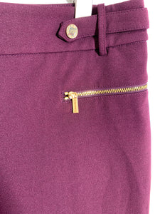 CALVIN KLEIN Size 10 Dress Pant Gold Accent Womens 030722
