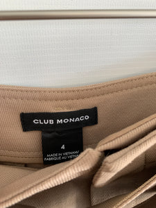 CLUB MONACO Size 4 (28) Wide Leg Tailored Pants with Belt NOV1821