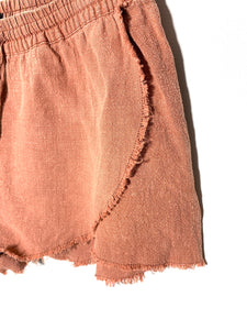 RUSTY Size 14(AU) XL (US)  Copper Cut Off Shorts Women's APR2721