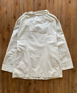 VERONIKA MAINE Size 12 Beige Zip Jacket Women's SEP53