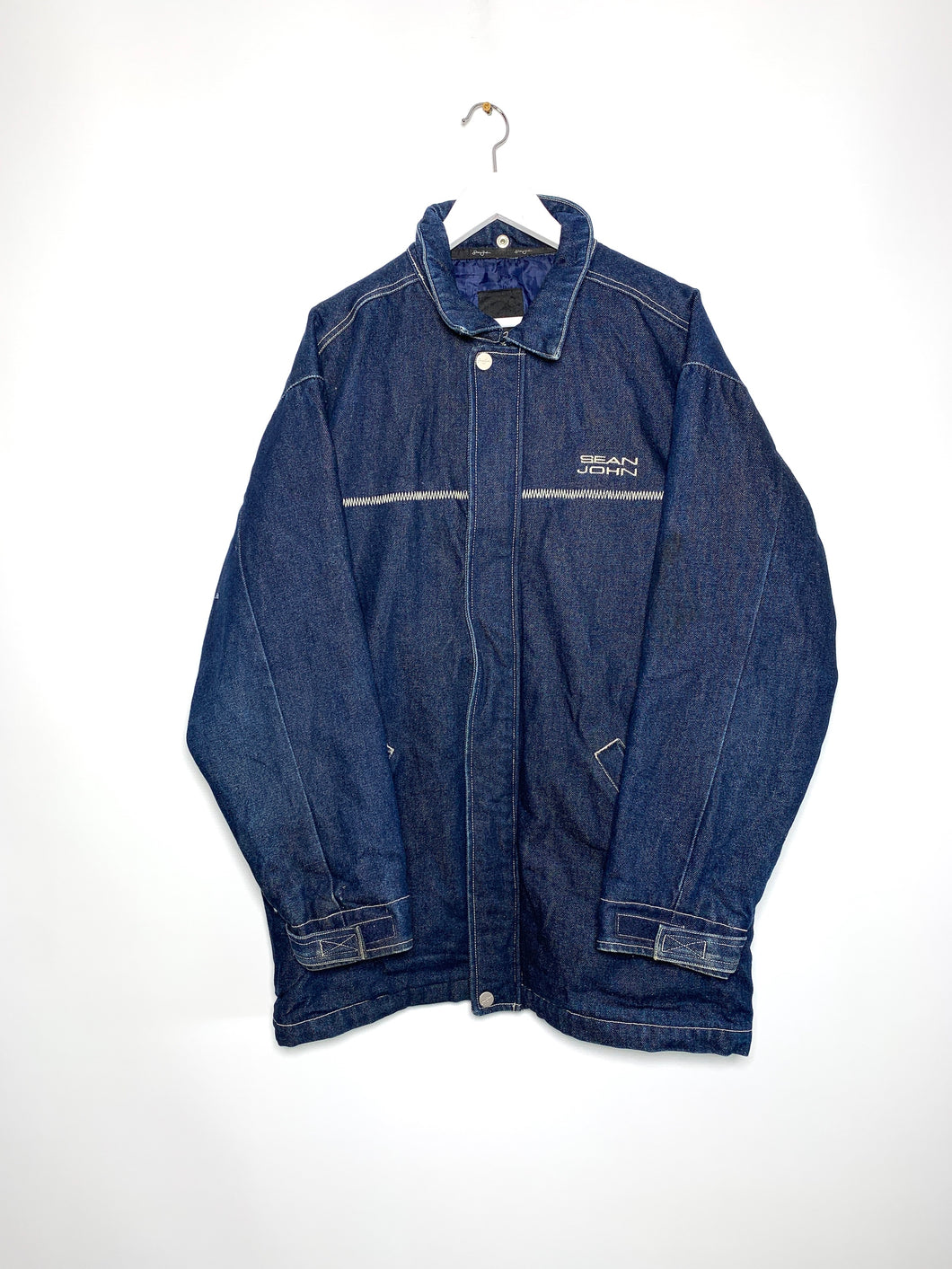 SEAN JOHN Size XL Vintage Denim Jacket Blue Men's MAY3921