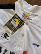 將圖片載入圖庫檢視器 SFIDA Size L Deadstock Vintage 90&#39;s Line Ball Tennis Polo Shirt Men&#39;s NOV41
