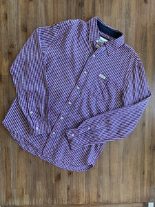 THE ACADEMY BRAND Size M L/S Check Shirt Men's