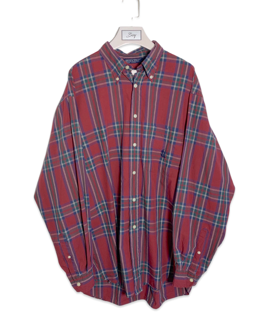 NAUTICA Size L/XL Vintage L/S Check Shirt Mens 050822