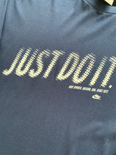 Load image into Gallery viewer, NIKE Size XL Vintage &#39;Just Do It&#39; Long Sleeve T-Shirt in Blue Mens NOV27