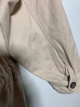 Load image into Gallery viewer, LEE Size XL Vintage Lee Jeans Zip Long Jacket in Beige Men&#39;s