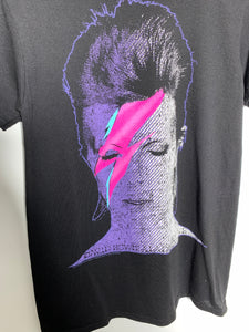 DAVID BOWIE Size S 2013 Licensed T-Shirt in Black Women's MA8821