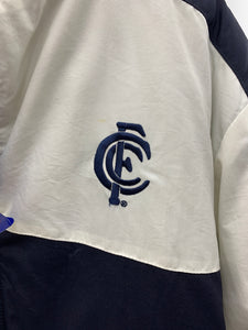 AFL Size M Licensed Carlton Blues New Puff Jacket Men's