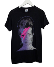 Load image into Gallery viewer, DAVID BOWIE Size S 2013 Licensed T-Shirt in Black Women&#39;s MA8821