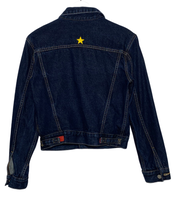 Load image into Gallery viewer, BILLABONG Size XS Vintage Surf Navy Denim Jacket Women&#39;s MA8621