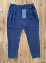 Load image into Gallery viewer, GINGER &amp; SMART Size 12 Blackberry Incision Blue Pant Women&#39;s RRP $399