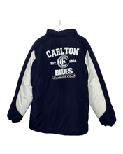 Load image into Gallery viewer, AFL Size M Licensed Carlton Blues New Puff Jacket Men&#39;s