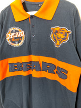 Load image into Gallery viewer, CHICAGO BEARS Size M Long Sleeve NFL American Football Polo